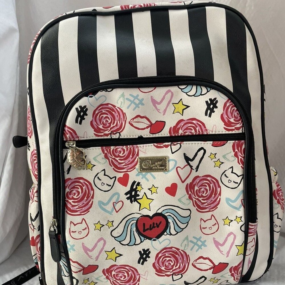 Luv Betsey By Betsey Johnson Full Size Pink Multi Backpack